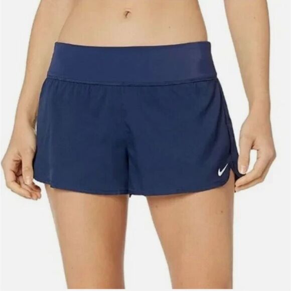 NWT-✨ Nike Essential Board Shorts ✨- size Medium- Navy Blue - Picture 1 of 12